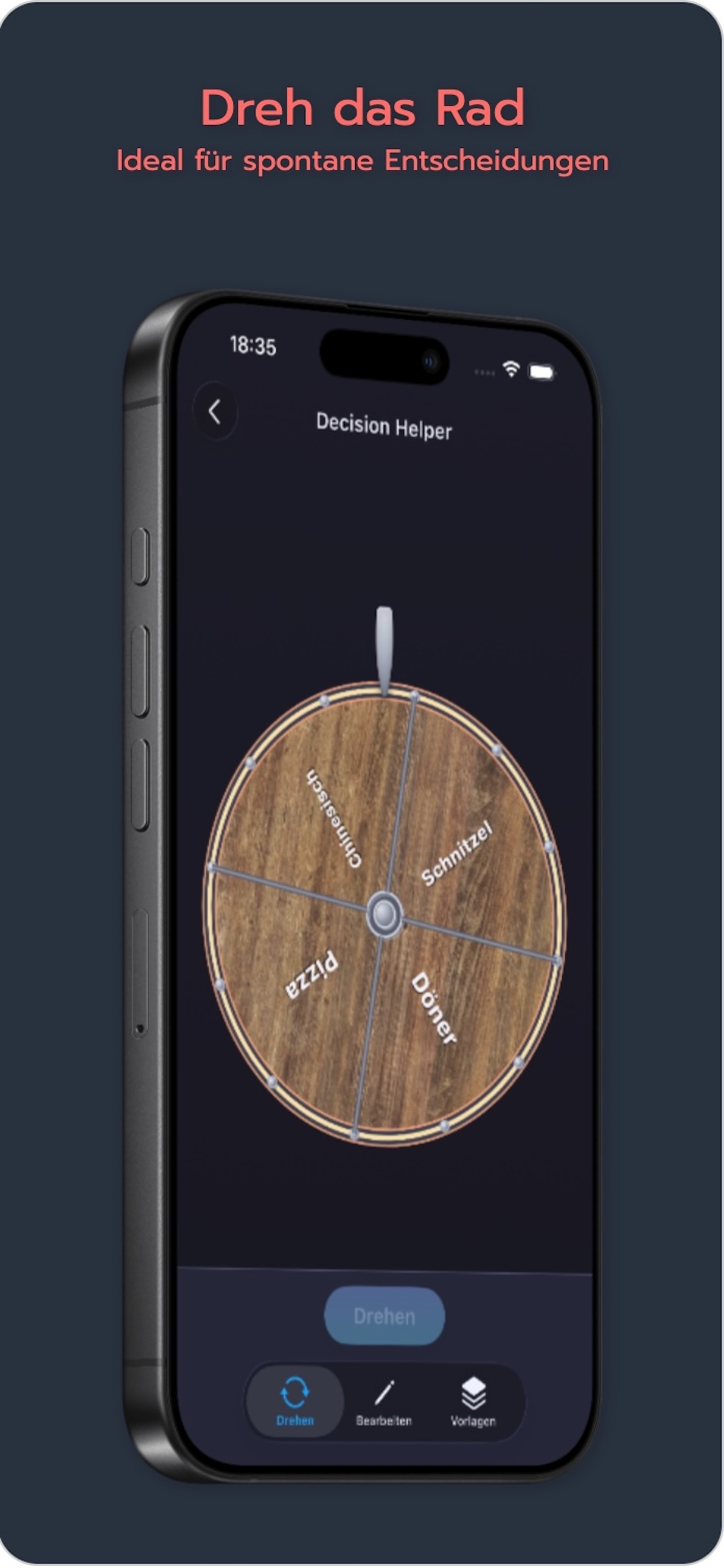 App Store Motiv zum Glücksrad